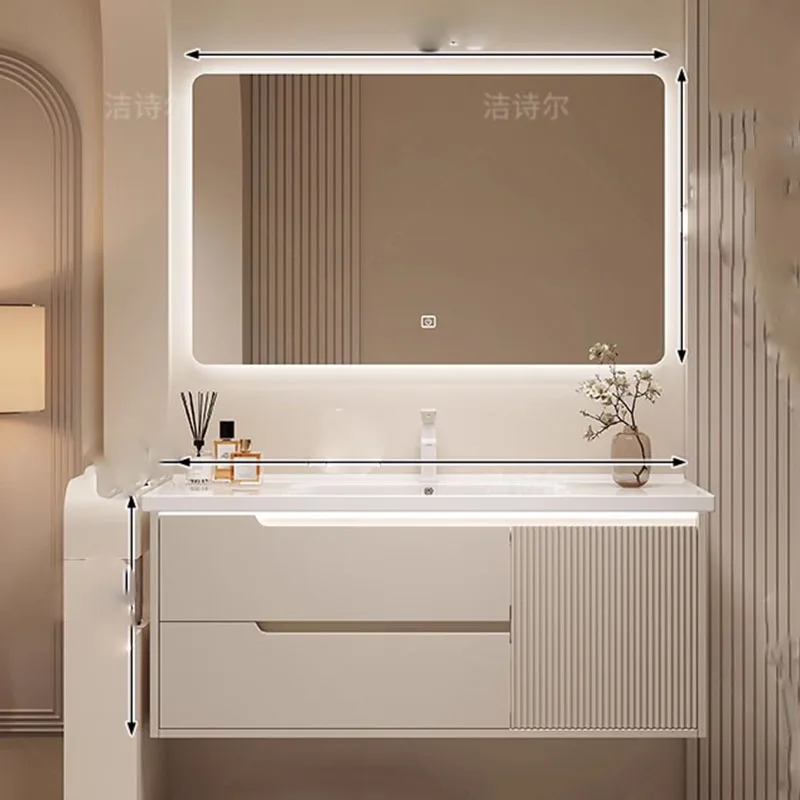 عرض منظم خزانة الحمام رفوف التخزين أقسام المرحاض الفاخرة الحديثة دولاب أدراج Gabinete أثاث الفندق #5