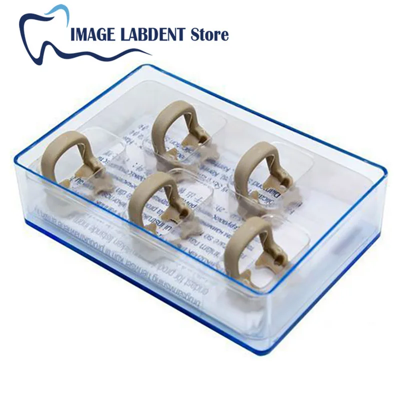 

Dental Kerr Soft Clamp Universal Rubber Dam Sundries Molar Teeth Polymer 5pcs/set Dentist Tools