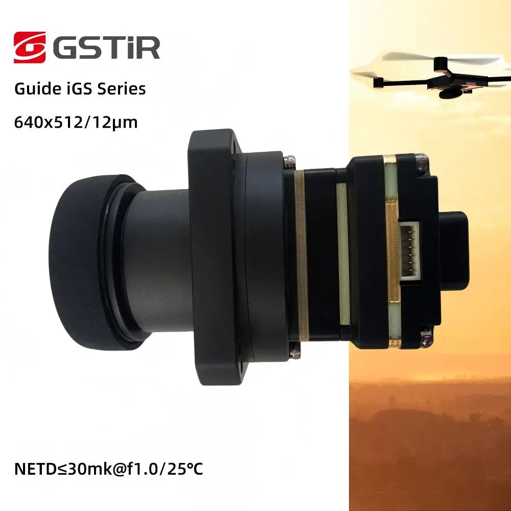 Guide 640x512 50FPS 9.1MM Thermal Imaging Camera FPV UAV Parts CVBS 30mk Sensitivity LWIR Infrared Cameras For Outdoor Search