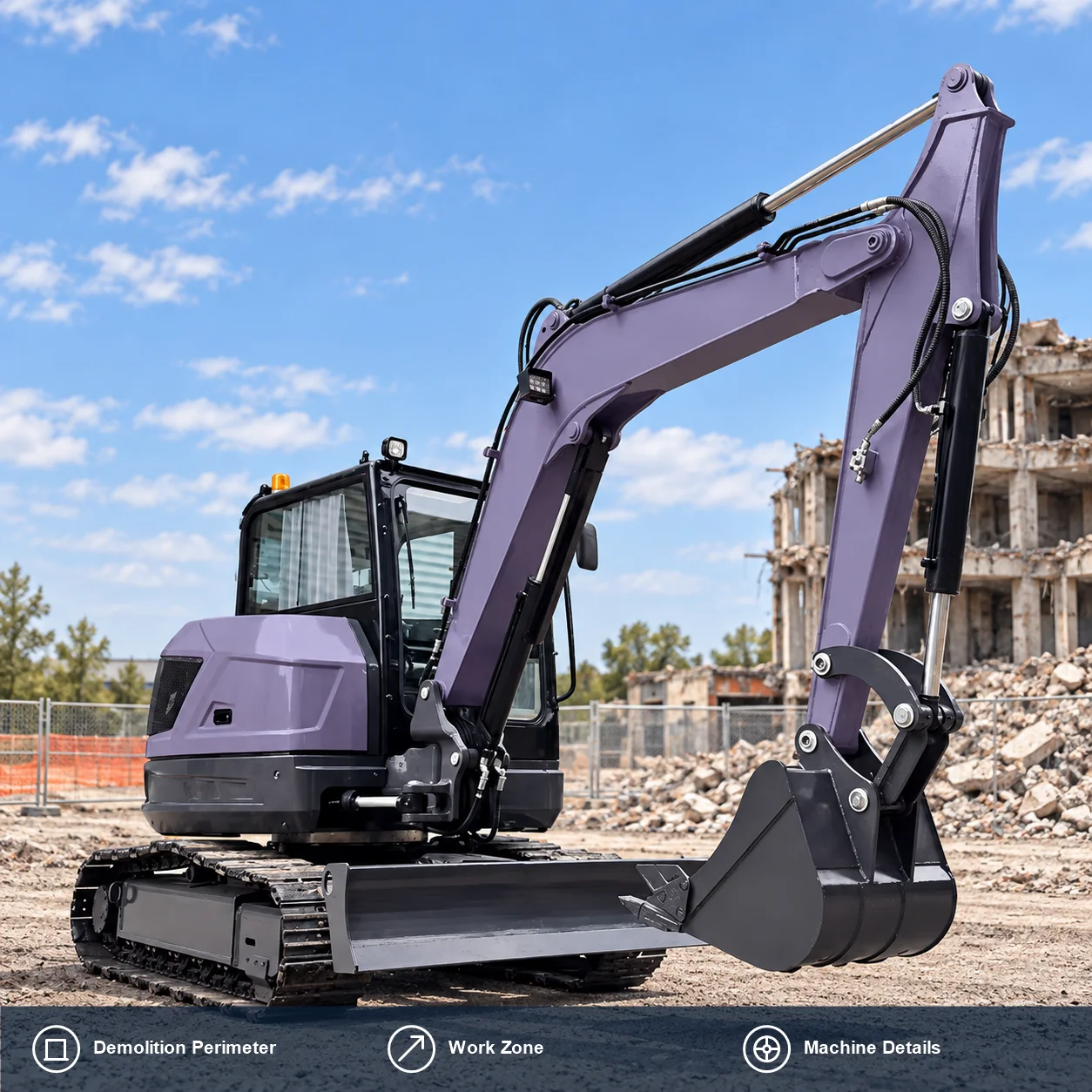 Large Excavator for Quarry Material Excavation and Truck Loading Heavy Duty Machine for Aggregate Handling