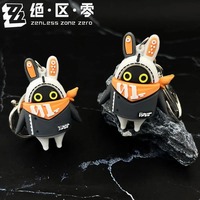 Anime Game Zenless Zone Zero ZZZ Bangboo Cosplay Keychain Bag Pendant PVC Key Chain Keyring Accessories Prop Jewelry Gift