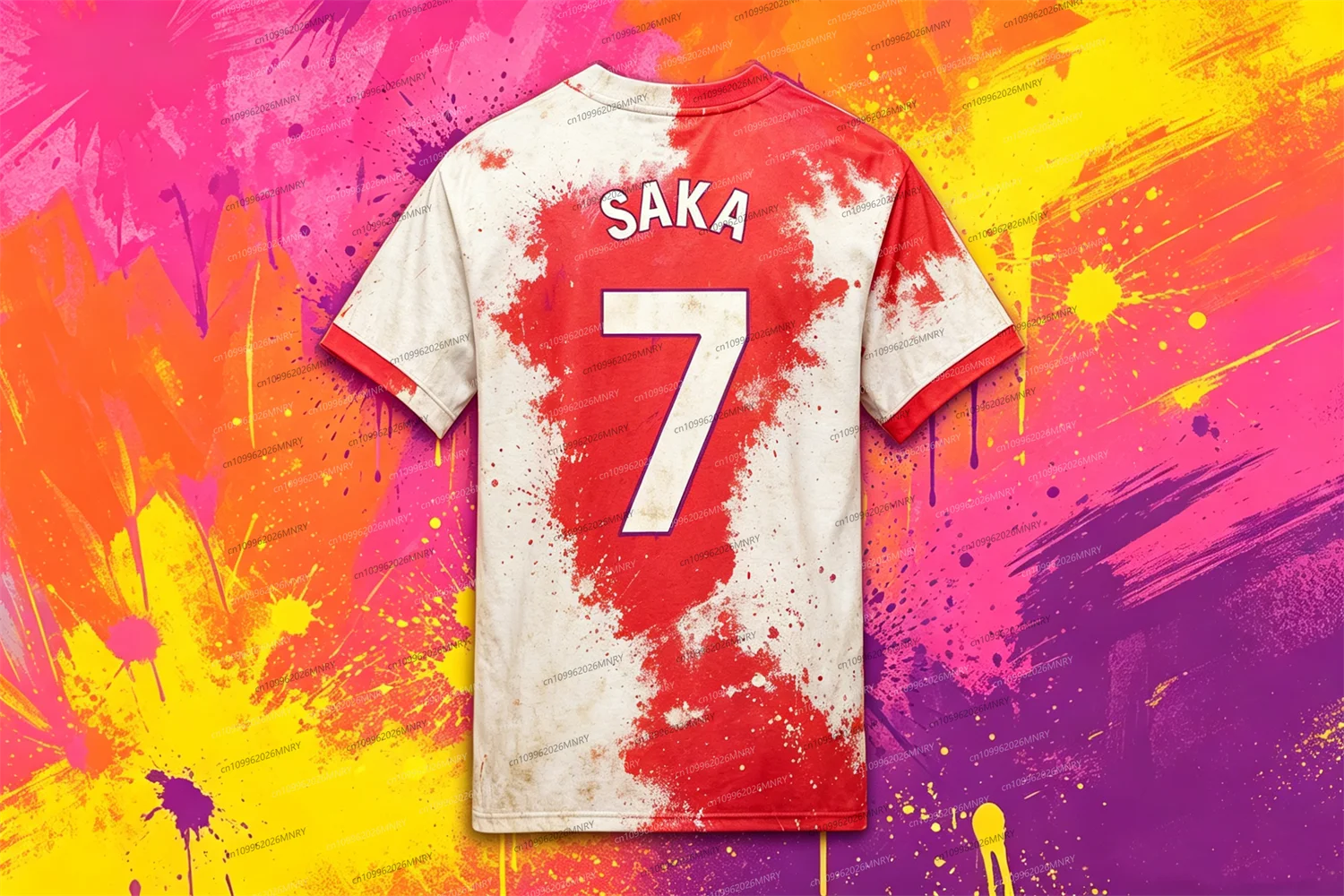Summer men's shirt Jersey GPT SAKA Jersey Commemorate T-shirt Fan Gift Jersey AdultsT-shirt Jersey Men Jersey Women Tshirt