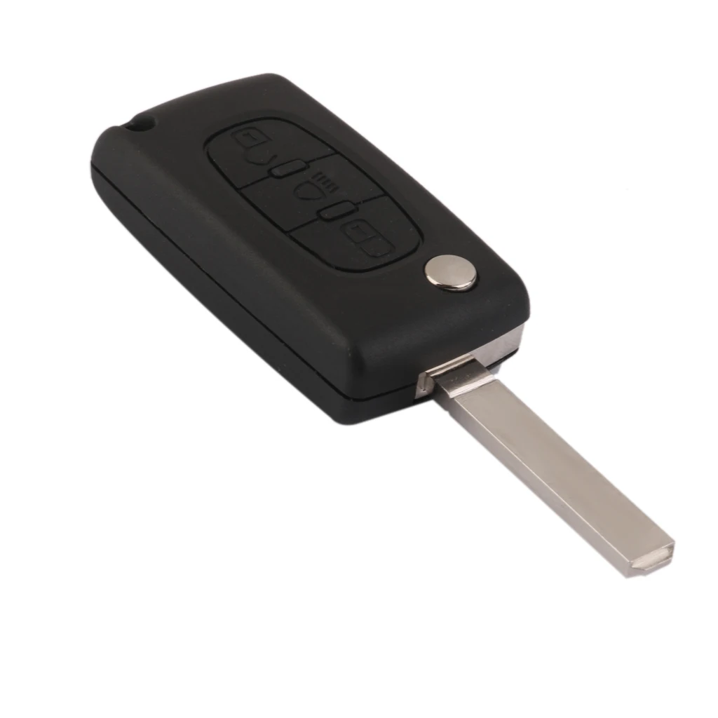 3-Button Central Locking Keyless Flip key Case for Citroen Picasso CE0523