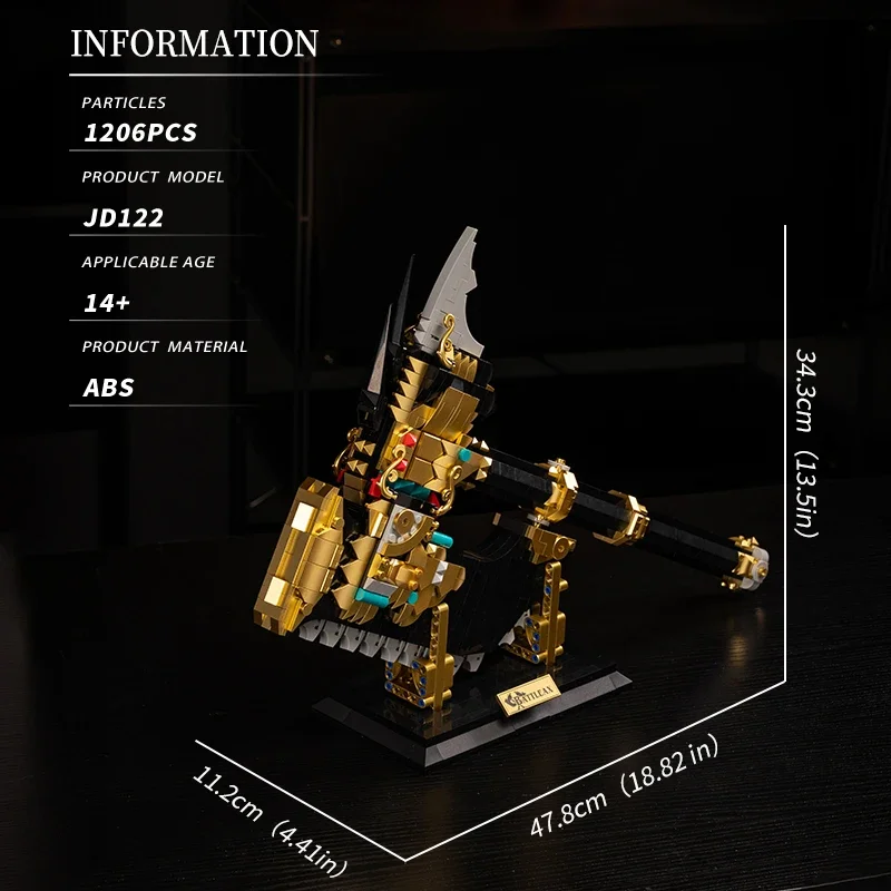 EM ESTOQUE MOC Criatividade Machado de Batalha Blocos de Montar Modelo Serra Elétrica Espada Brinquedos de Montagem para Crianças Conjunto de Presente de Aniversário
