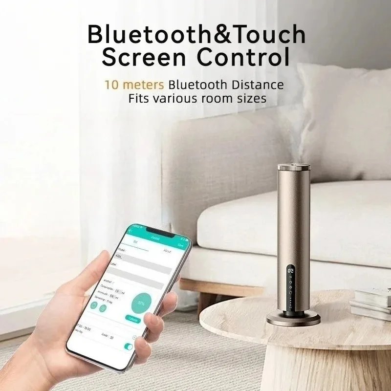 Home Intelligent Aroma Essential Oil Diffuser Aroma Diffuser Machine APP Control Big Coverage Electric Smell for Hotel