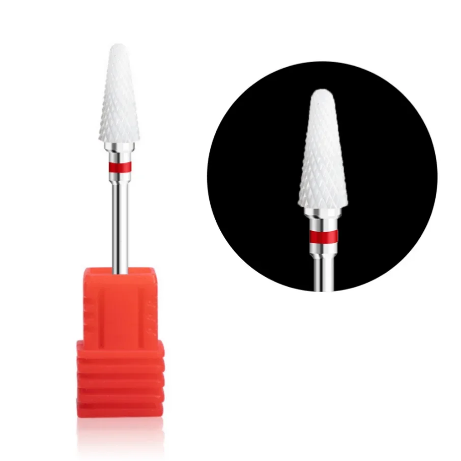 Ceramic Nail Drill Bits Milling Cutter Pedicure Mill Bits For Machine Files Nail Art accessories Remove Nail Gel Tools