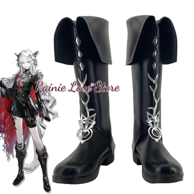 Arknights Lappland The Decadenza Cosplay Shoes Boots Lappland Cosplay Shoes Anime Party Uniform Hallowen Play Role Clothes