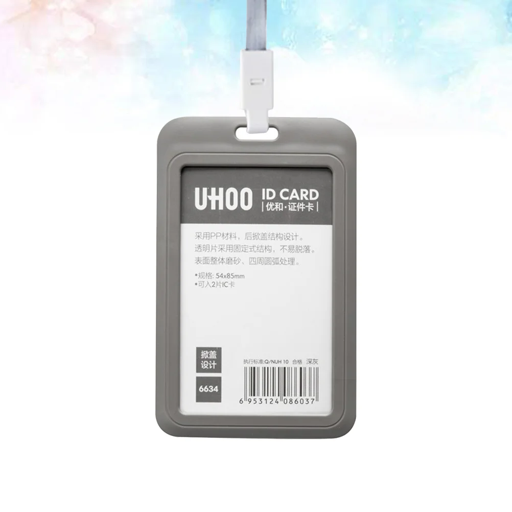 Badge Holder Lanyard Bus Bag Polypropylene Cover Work Protector ID Card Sleeves