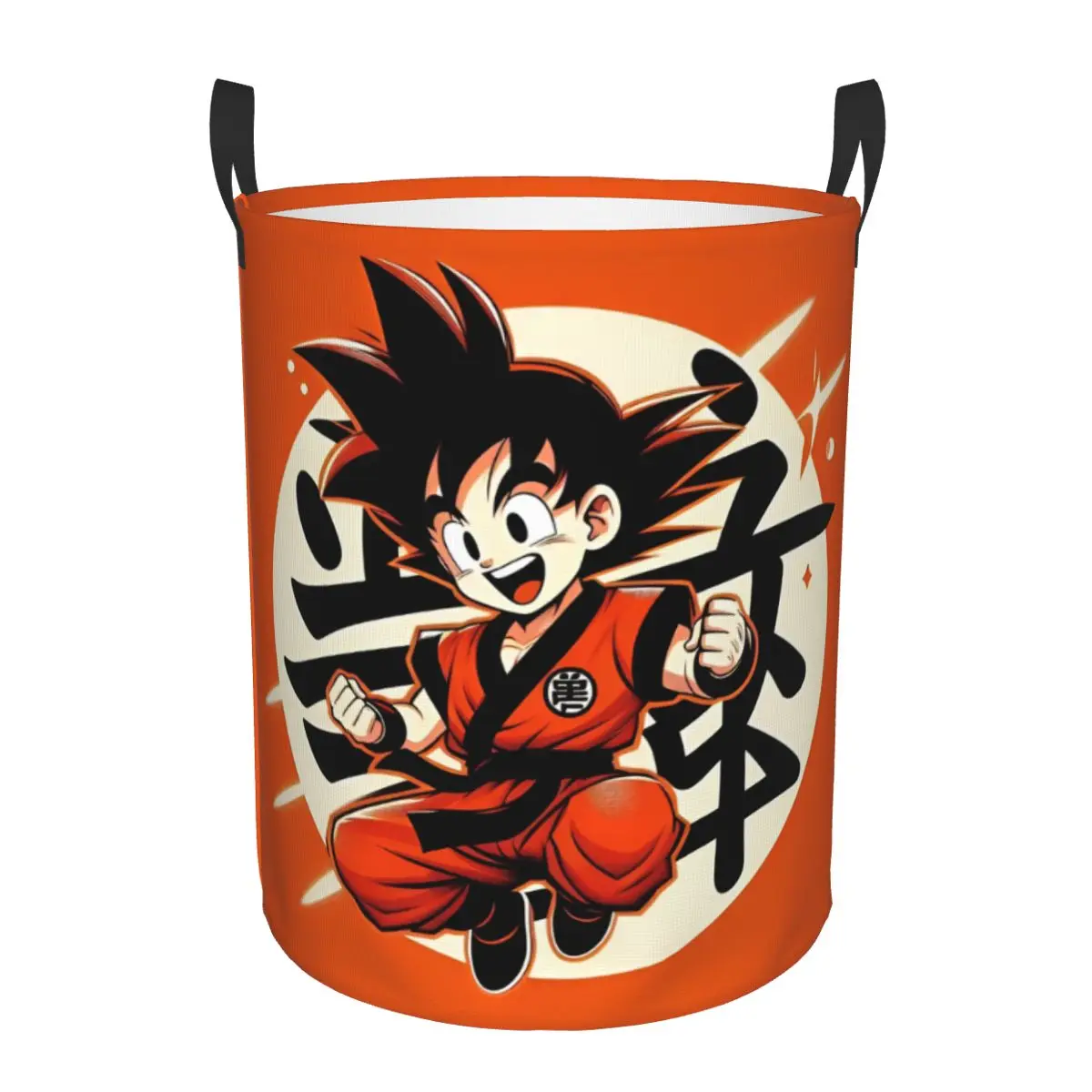 

Customized D-Dragon B-Ball Z Gokus Laundry Basket Collapsible DBZ Anime Baby Hamper for Nursery Toys Organizer Storage Bins