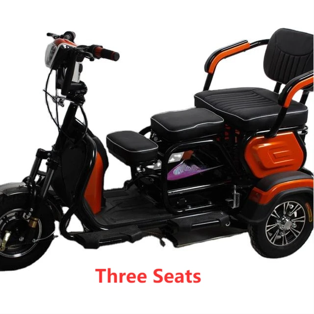 factory selling hot sell long ride range three wheels tricycle electric scooter