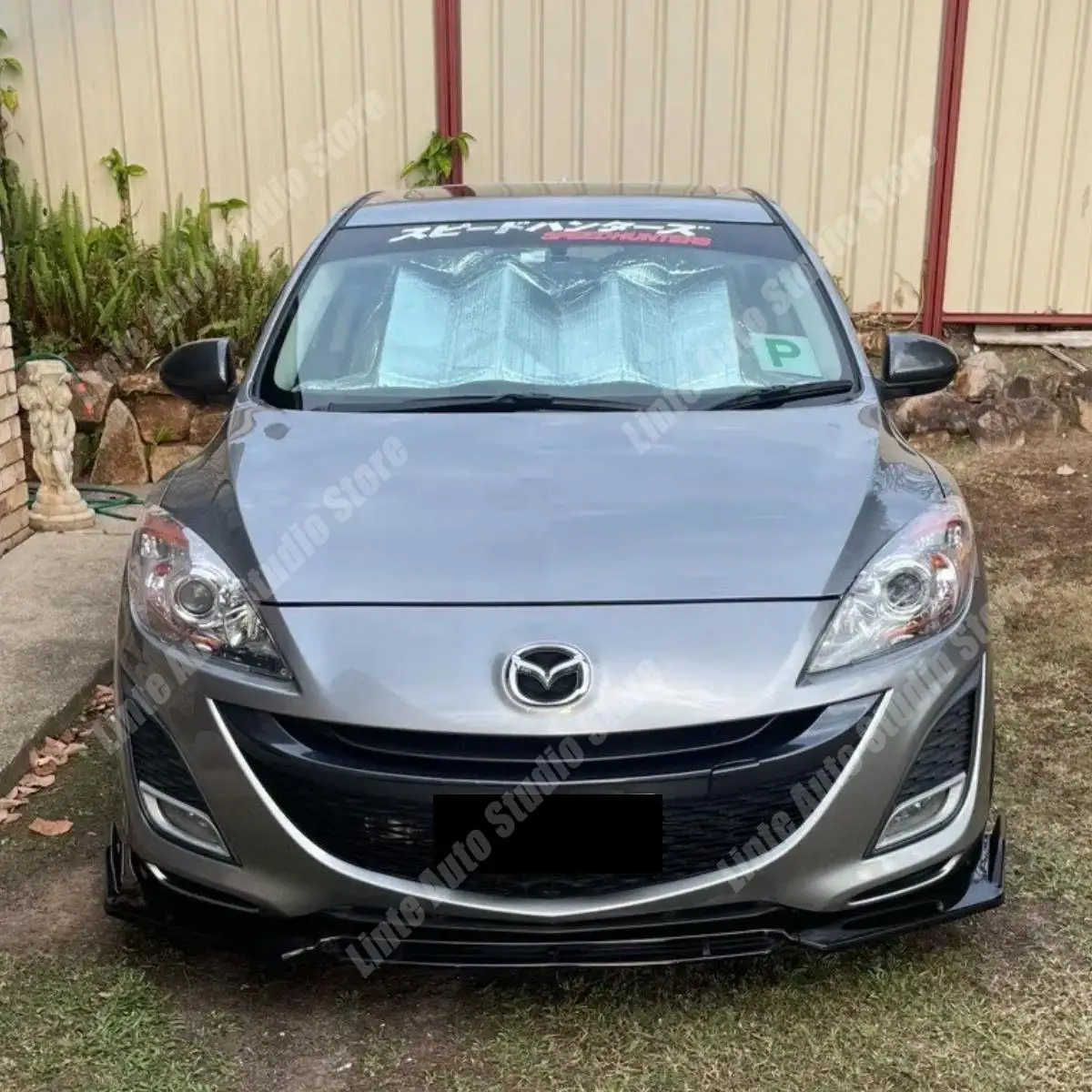 

Front Splitter Bumper Lip For Mazda 3 BL 2009-2013 Spoiler Diffuser Under Chin Apron Lids Guard Lower ABS Trim Body Kits Tuning