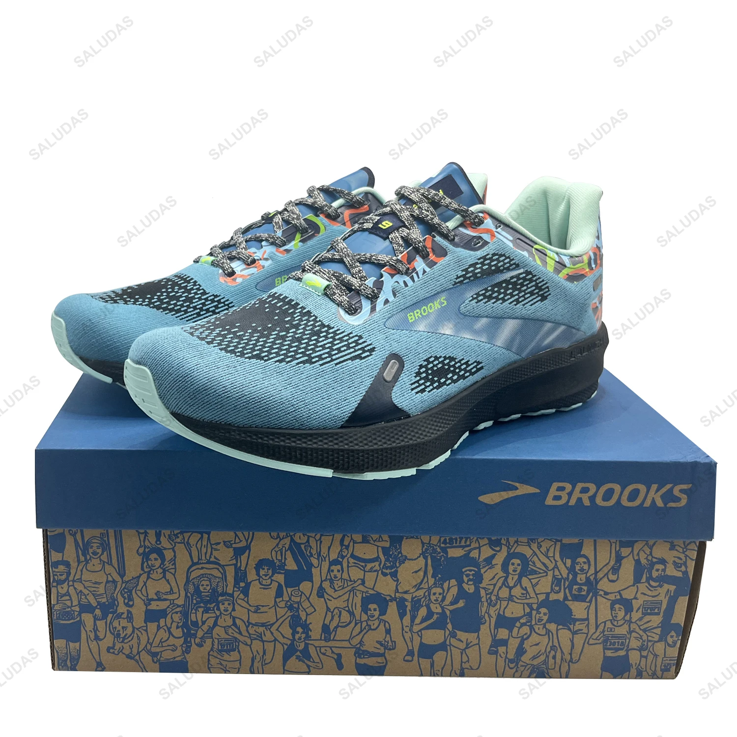 Brooks Sneakers Launch 9 Men Running Shoes Outdoor Casual Sports Shoes for Men Breathable Soft Bottom Running Training Sneakers