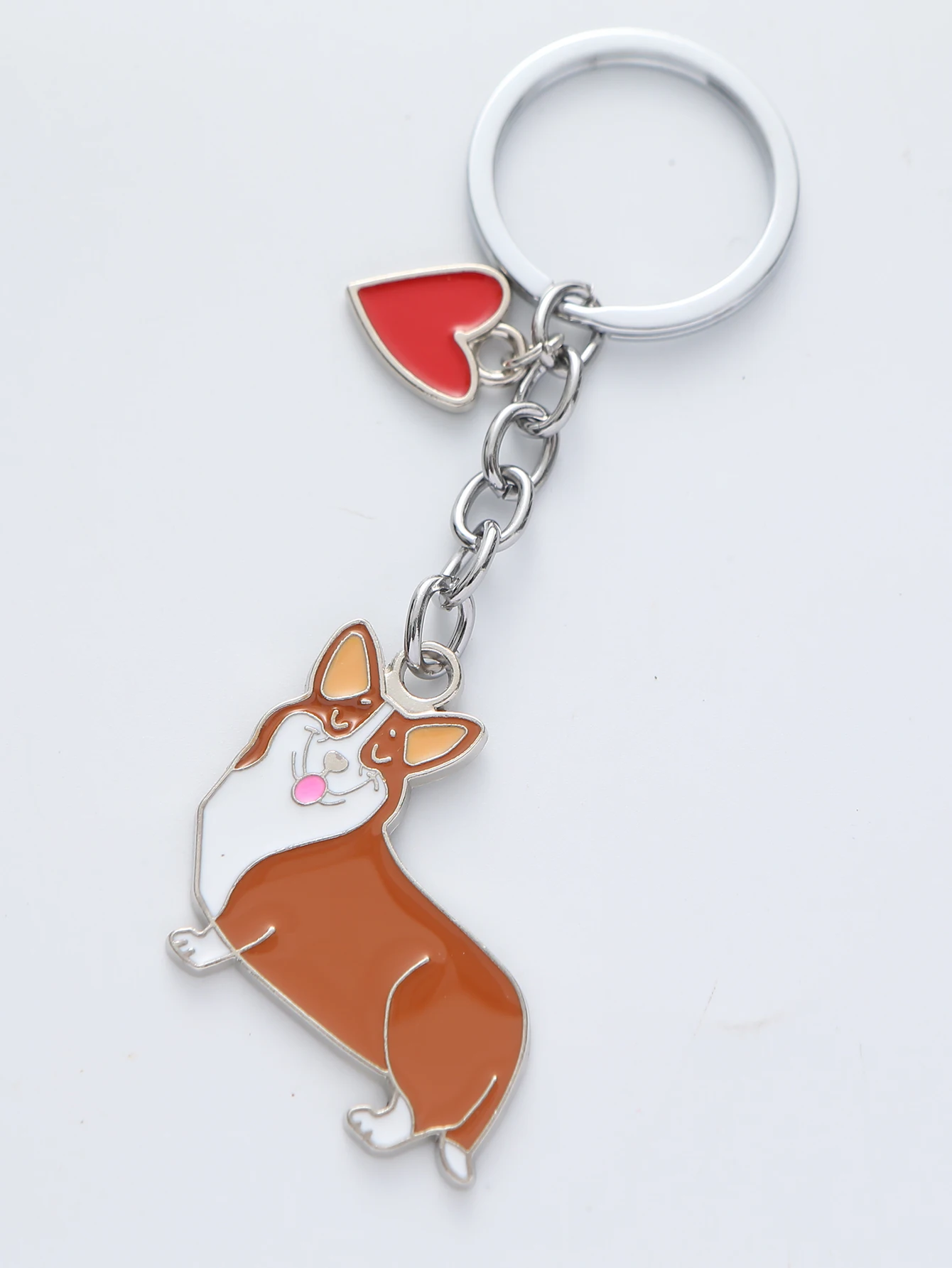 NEW Cute Corgi And Sausage Dog Key Chain For Women Handbag Pendant Keychain Key Ring Man Car Key Holder Charm Jewelry GIFTS