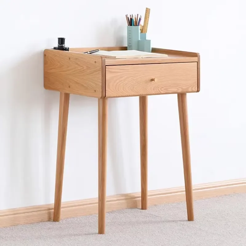 Factory Sales of Modern Side Tables Dressing Tables Bedroom Furniture Solid Wood Headrests with Drawers