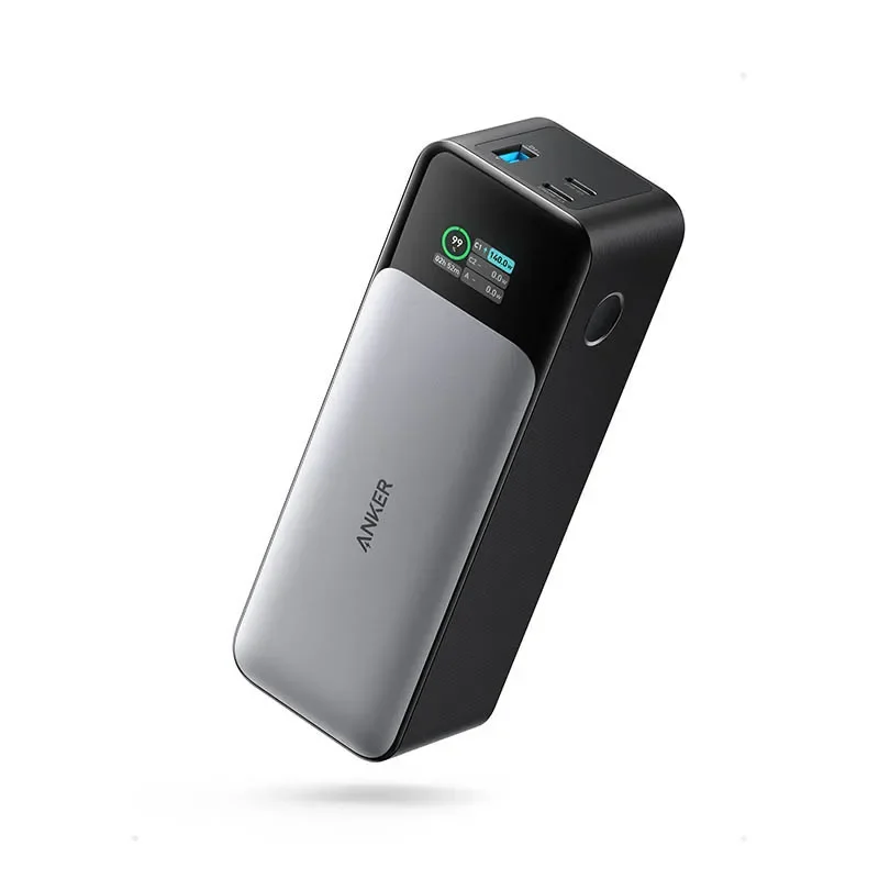 Anker Anker 737 Power Bank 140W 24000mAh PowerCore 3 Ports Portable Charger Digital Display for Laptop Cellphone Tablet A1289