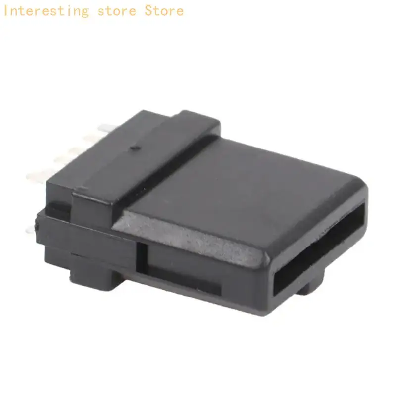 ABS Controller Connection End Part for N64 Systems, Molded Replacement Piece with Metal Contacts for Repair Table Use and Stock