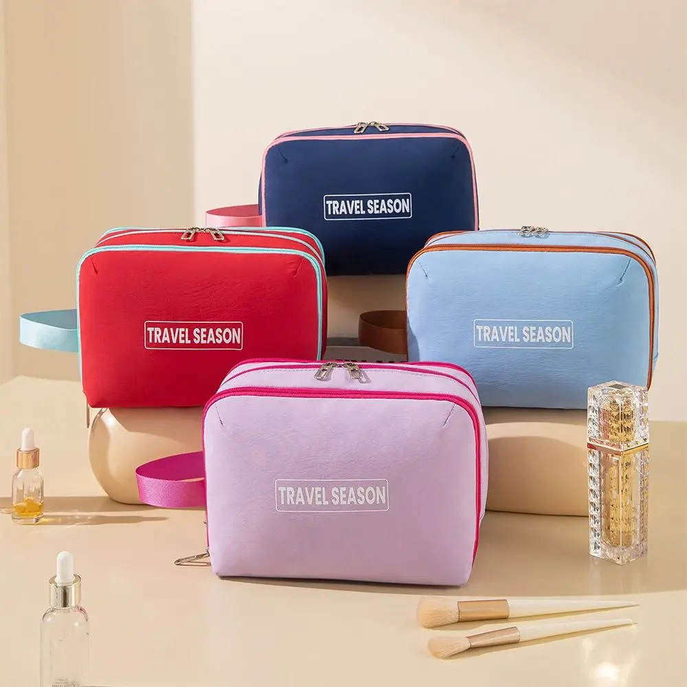 

High Quality Multicolor Storage Bag Foldable Large Capacity Organizer Bag Handhold Waterproof Cosmetic Case Travel Outdoor