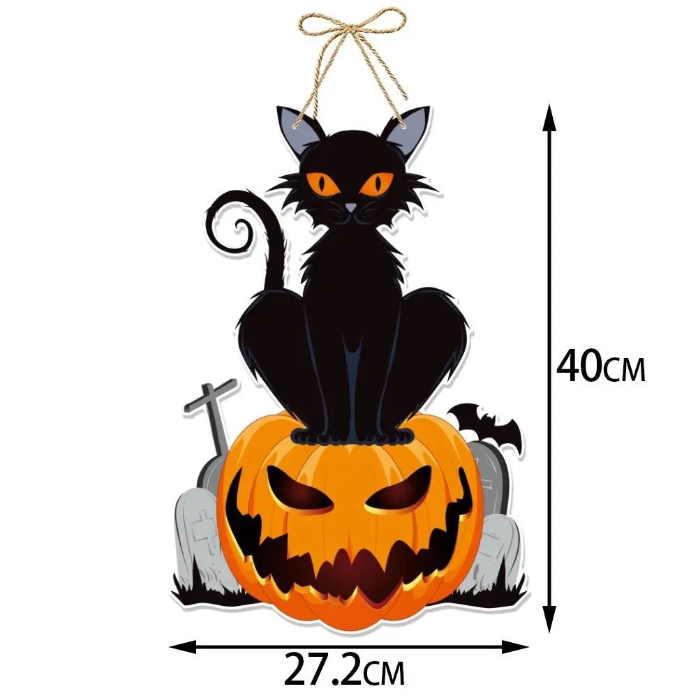 

Hanging Halloween Bat Pendant With Rope Ghost Faced Hanging Paper Pumpkin Paper Pumpkin Skeleton Door Hanging Scene Arrangement