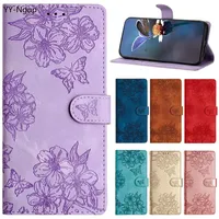 i Phone 17 Flip Case for Funda iPhone 16 15 14 13 12 11 Pro Max 7 8 Plus 16E Cases Flower Leather Wallet Back Cover Card Holder