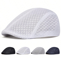 Children Solid Color Breathable Newsboy Caps British Painters Hat Spring And Summer Casual Octagonal Cap Hip Hop Berets For Boys