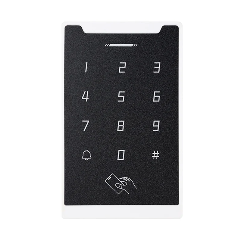 

ABKQ-Keyboard Card Swipe Password Electronic Door Opener System DC 12V 24V Access Control Waterproof Door Lock IC