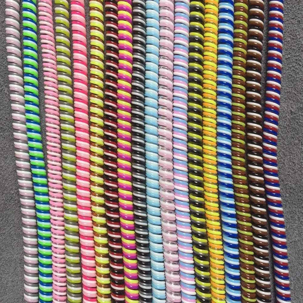 TPU Material Earphone  Cover Fashion Telephone Line Bobbin Winder Cable Protector Data Line Case Rope Protection