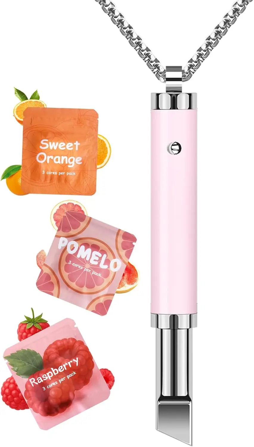 

Ожерелье для дыхательных упражнений Astofli для отказа от курения — помогает избавиться от тревоги, с регулируемым отверстием, женское, с натуральным фруктовым вкусом.