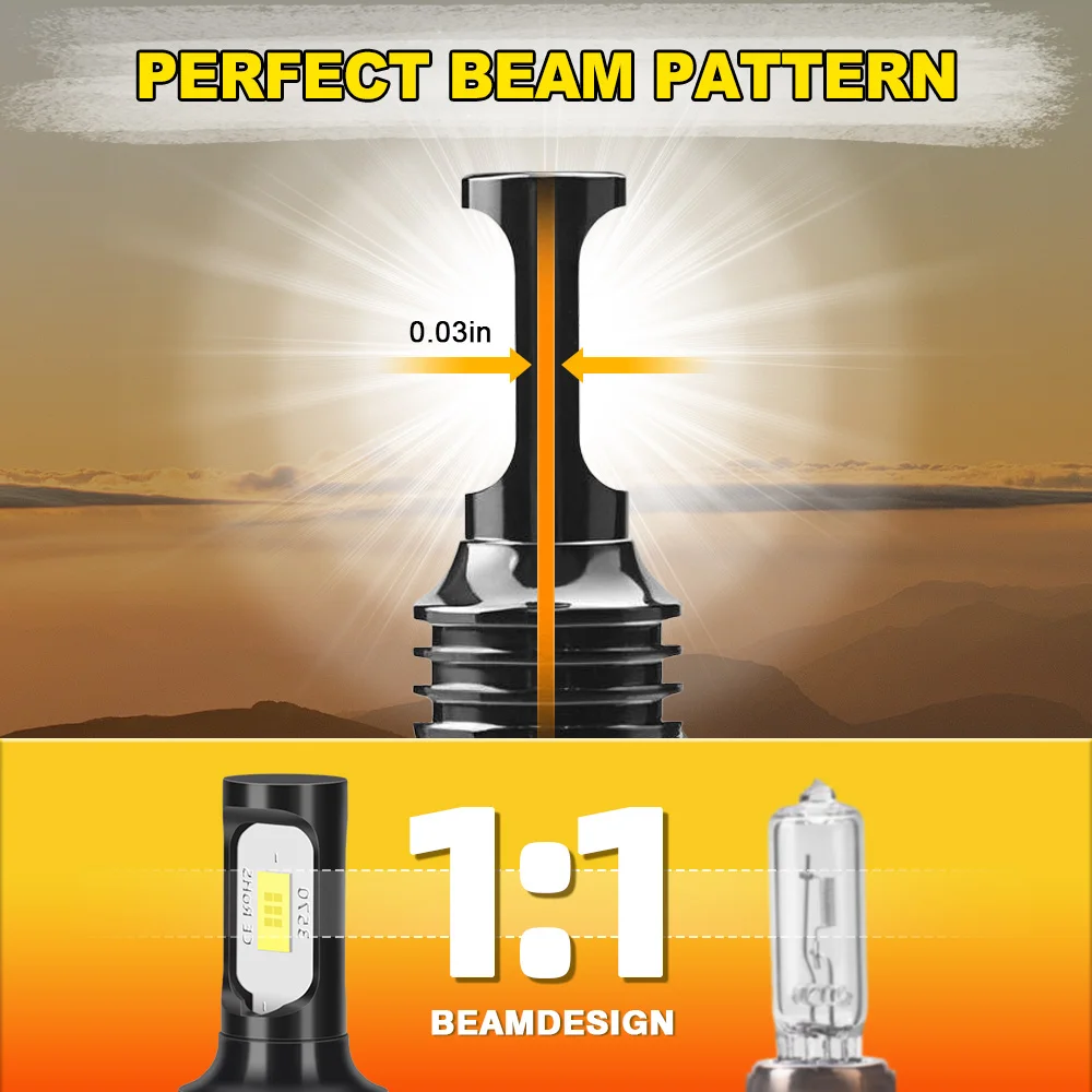 2 قطعة LED أضواء الضباب سيارة 15000LM لشركة فولكس فاجن طوارق (7P5,7P6) 2010 2011 2012 2013 2014 عالية الجودة مصابيح الضباب 6000K 12 فولت التوصيل N-العب