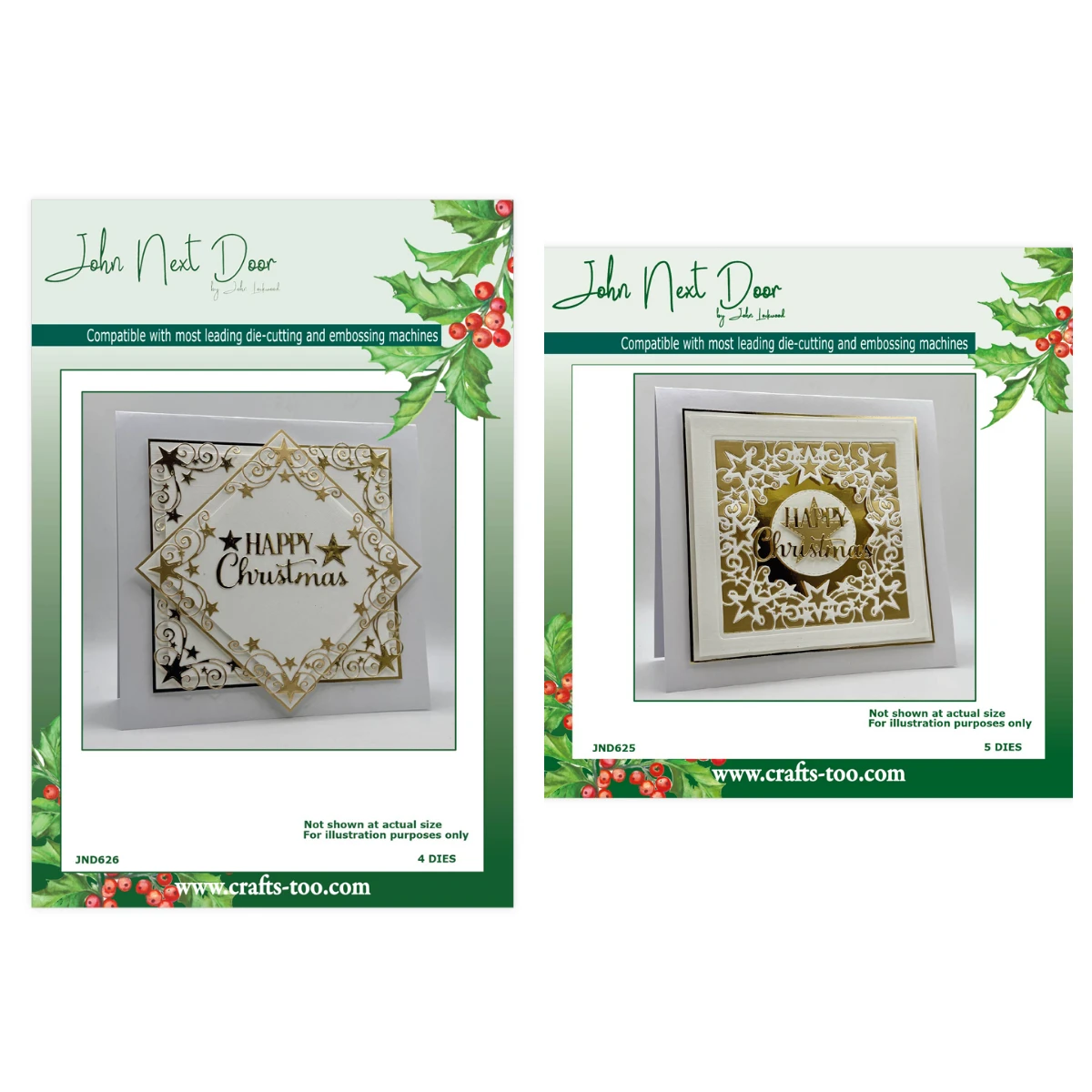 John Chocolate Deer Penguin Swirl Joy Duo Meggies Baumkugel Muschel-Quadrat-Stanzformen DIY Handgemachtes Scrapbook Oktober 2026 – Detail 7