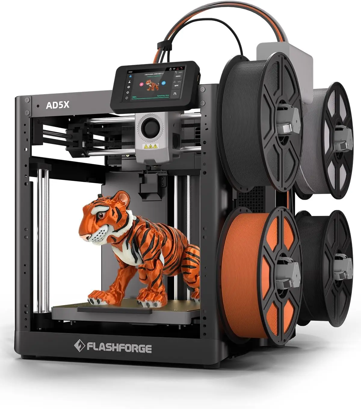 Flashforge AD5X FDM Multi-Color 3D Printer High Speed 600mm/s Auto Leveling Core XY 220x220x220mm Build Volume 3D Printer