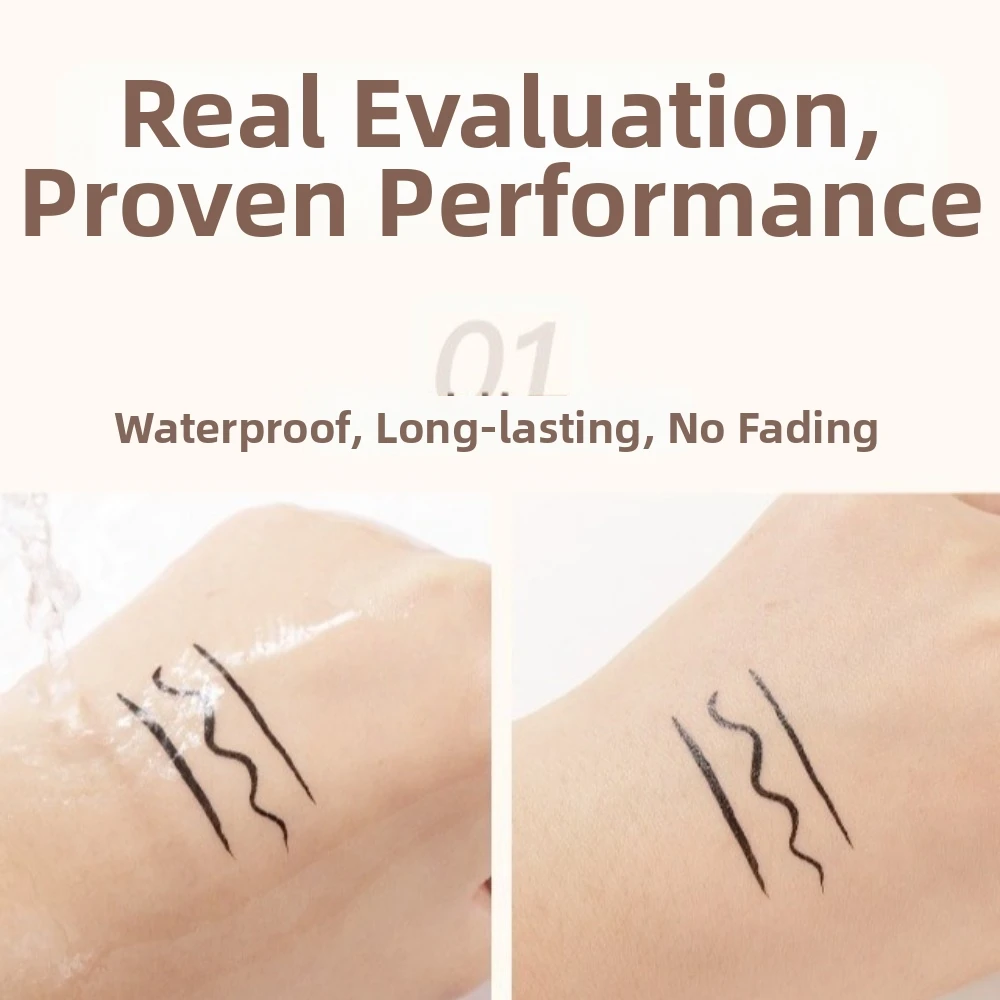 New Super Slim Liquid Eyeliner Waterproof Long Lasting Eyeliner Pen Quick Dry No Smudging Eye Makeup Tools Lower Eyelash