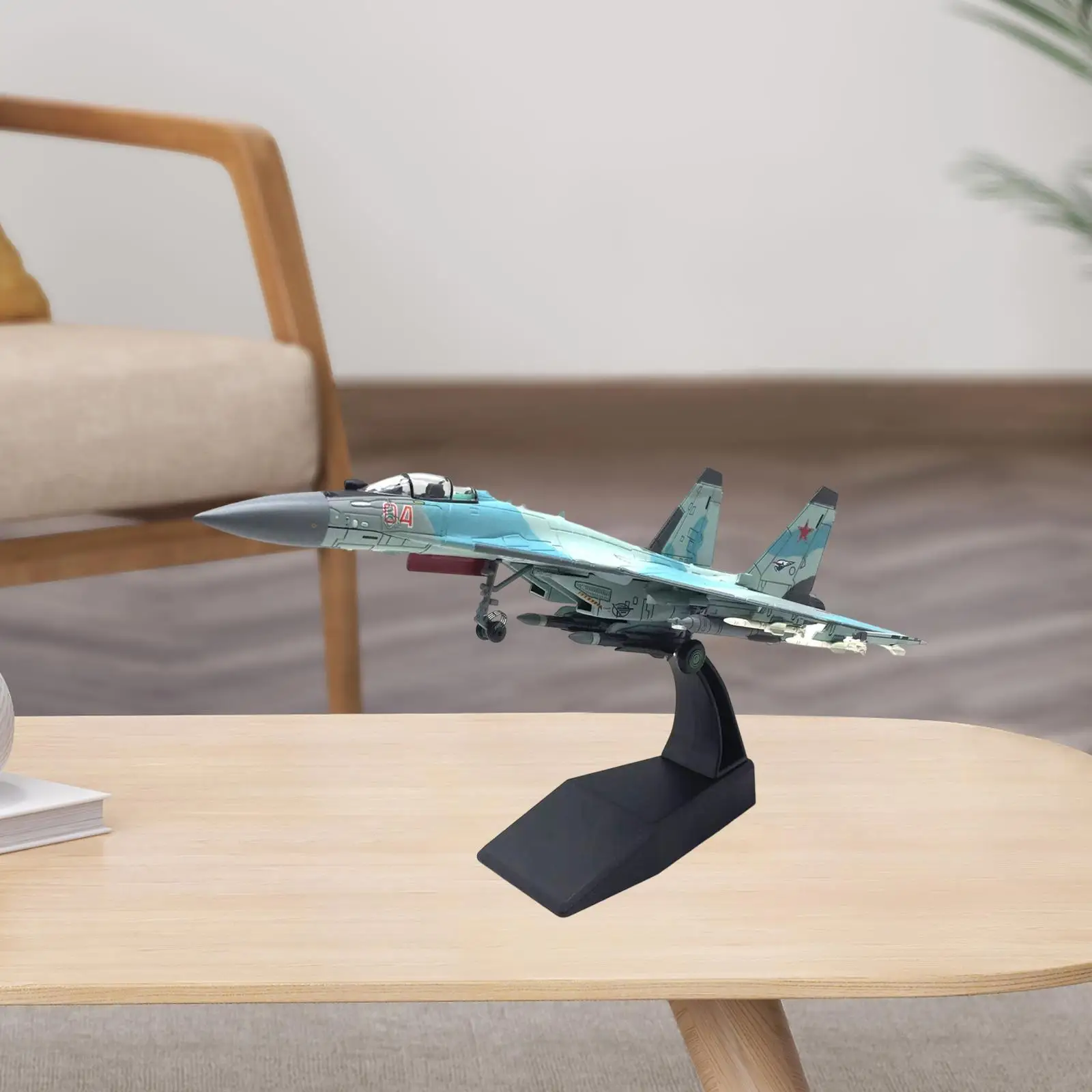 1/100 Scale Fighter Plane Model Alloy Diecast for Office Room Table Gift