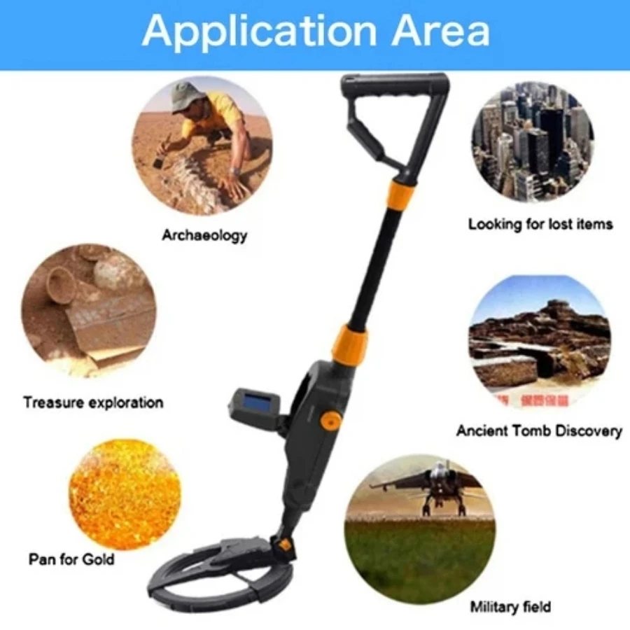 MD-1008A Kid Metal Detector Underground Beach Searching Gold Finder Treasure Digger Kit Hunter Mine Scanner Search Outdoor Tool