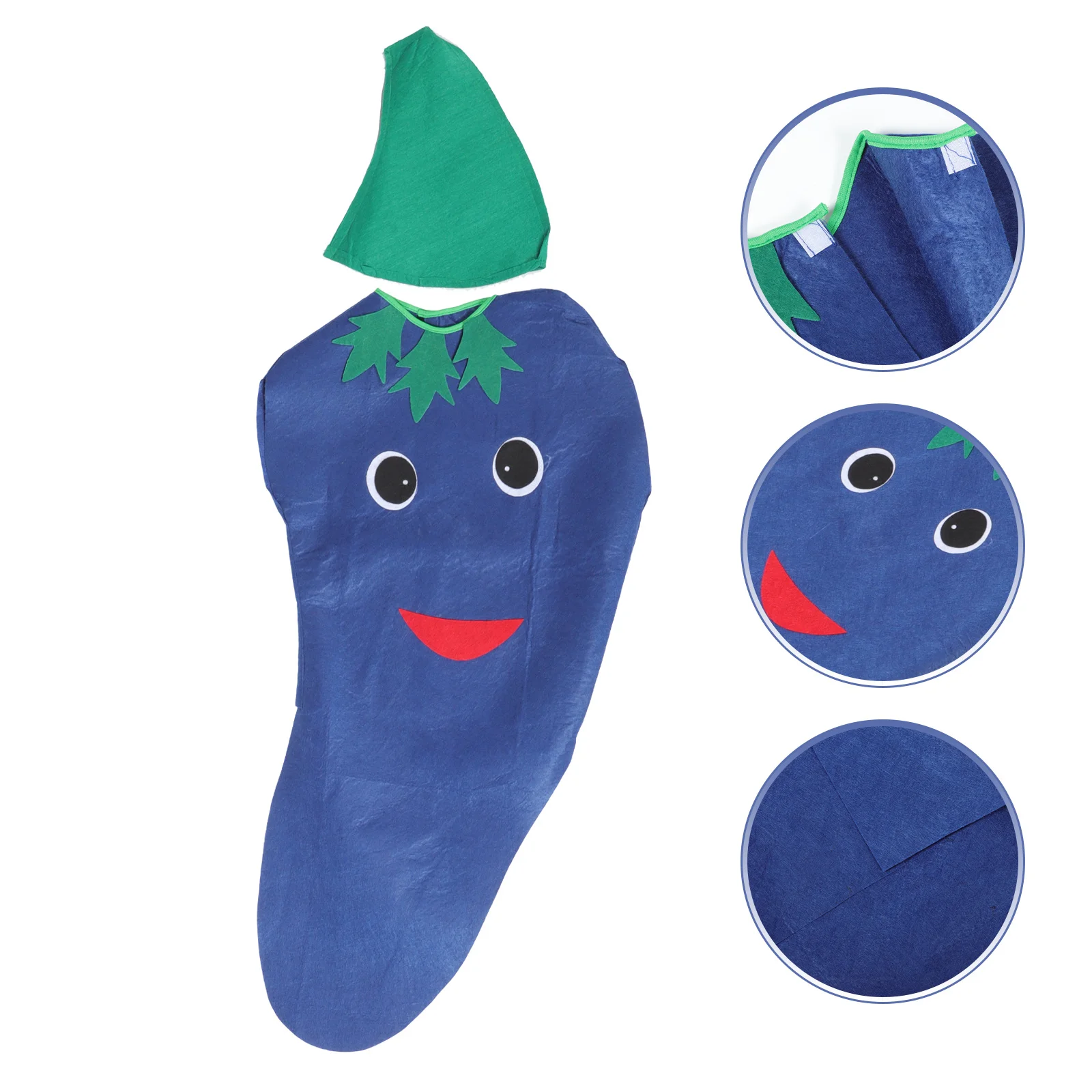 1 Juego de 1 Juego de disfraz de estilo vegetal para fiesta infantil, Kit de disfraz de escenario actuación para niños, suministros decorativos para Cosplay, verduras
