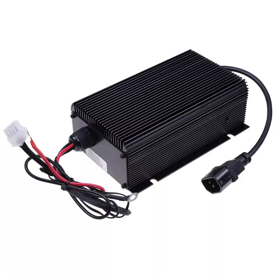 

48V 10A Battery Charger for Electric Pallet Jack Truck Compatible with Linde MT15 MT16 MT18 MT20