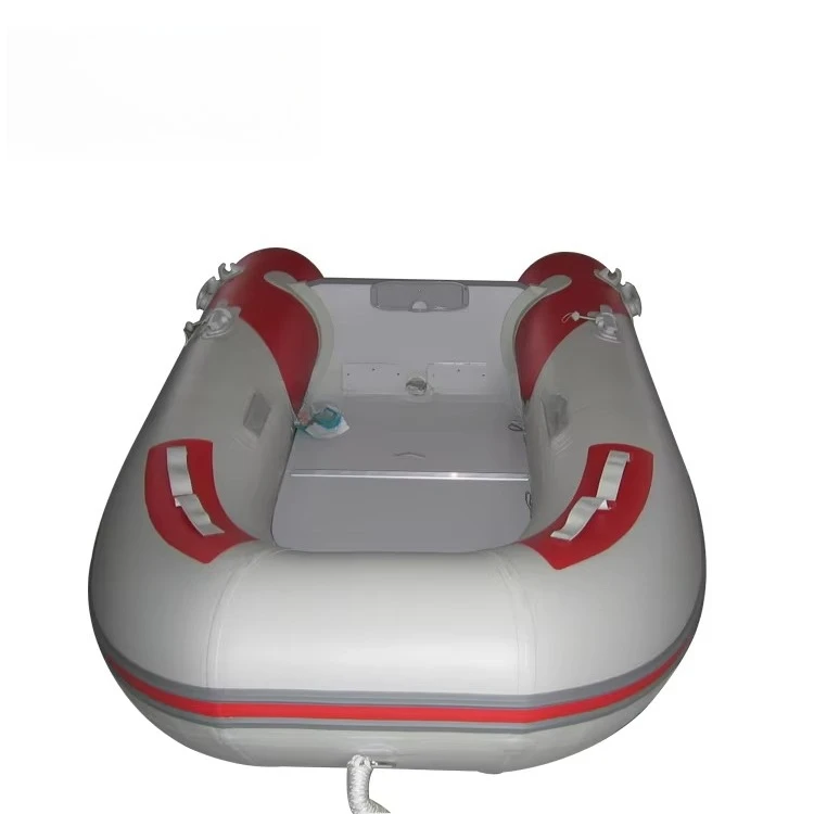 Barca da pesca gonfiabile in PVC con pavimento in alluminio