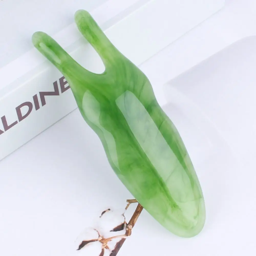 

Массажный инструмент для тела, красивый акупунктурный массажер, палочка для красоты, доска Гуа Ша, массажер для лица, скребок для лица, массажная расческа