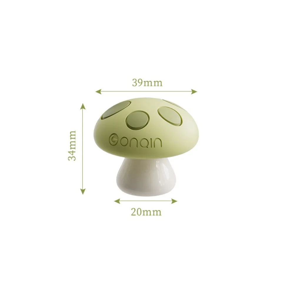 Mushroom Shaped Toilet Press Button Adhesive Nail Protector Water Tank Push Switch Creative Multifunctional