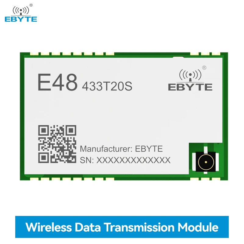 Wireless Module 433MHz 868/915MHz 20dBm EBYTE E48-433T20S E48-900T20S Frequency-Hopping SoC 3.5KM SMD Retransmission RSSI