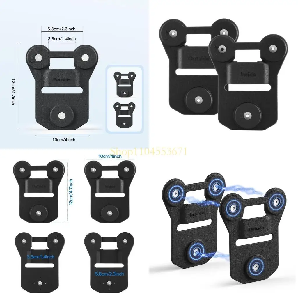 Best Seller High Strength Suction Back Clip Base For Sports Cameras Enabling Freeing Hands Recording And Smooth Footage