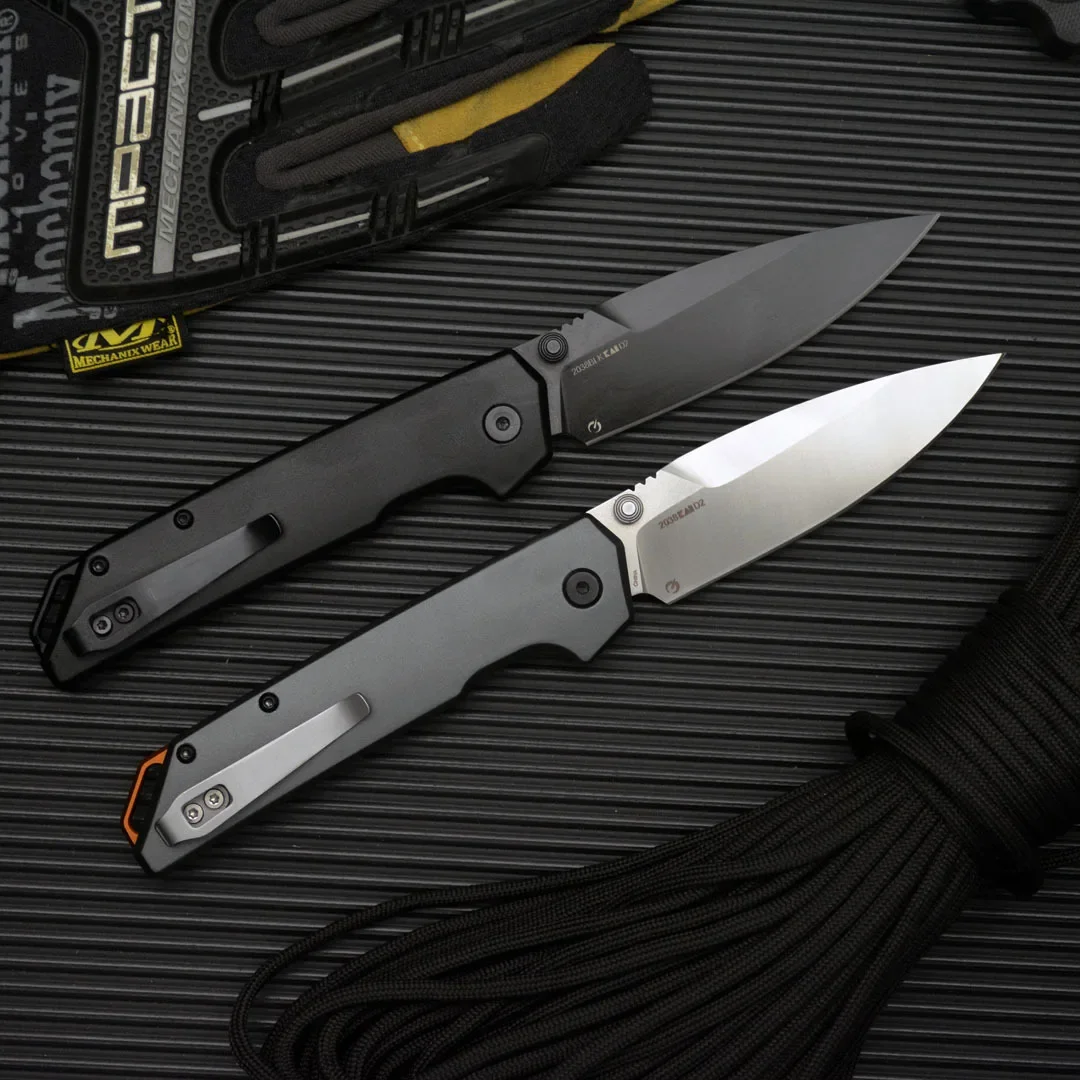 

Нож для кемпинга на открытом воздухе KS-2038, сталь D2, авиационный алюминий с ЧПУ, тактическое снаряжение для охоты и выживания, EDC, универсальный карманный нож для защиты