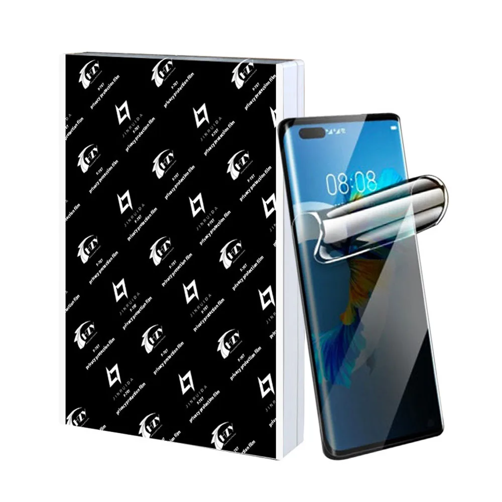 

HZY F-707 Privacy Flexible Hydrogel Film For Mobile Phone Anti-Spy Screen Protective Film For HZY V9Pro Film Cutting Machine