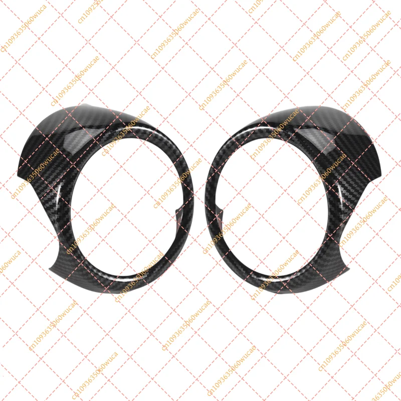 Carbon Fiber Style Interior Door Handle Cover Trim for BMW MINI Cooper F56 (3DR)
