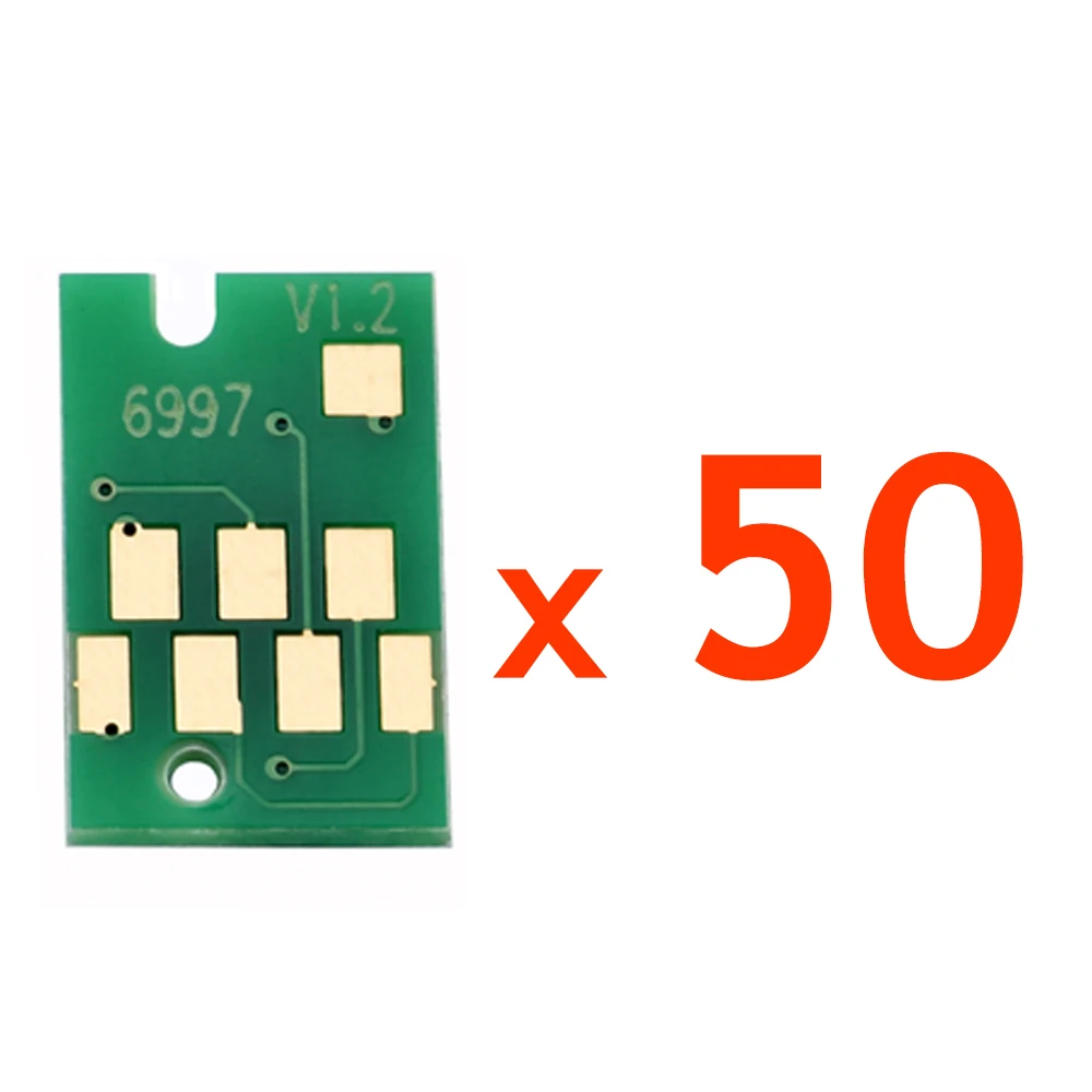 50PCS T6997 Maintenance Tank Reset Chip For Epson SureColor P6000 P7000 P9000 P6080 P7080 P9080 Waste Ink Box Chip