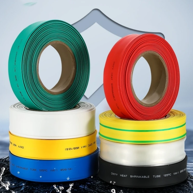 10 METER 22/ 25/30/35/40/45/50/60/70/80/90/100/120/150mm Heat Shrink Tubing Wrapping Kit Insulation Tubing Thermoresistant Tube