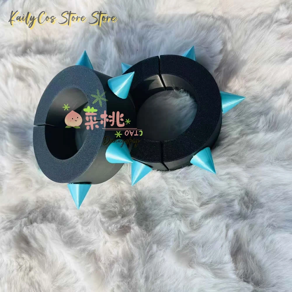 1pair Chun Li Cosplay Costume Prop Anime Bracelet Cosplay Wristband For Halloween Party Game Prop Wrist Strap Costume 2025