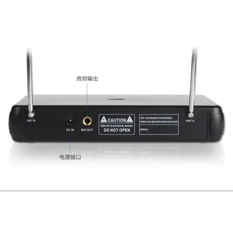 1 paar draagbare draadloze microfoon thuis zingen karaoke machine speler V2+