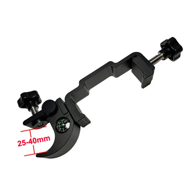 Universal Resistente à Corrosão Gnss Gps Pólo Grampo com Bússola e Open Data Collector Cradle Pole Holder Mount