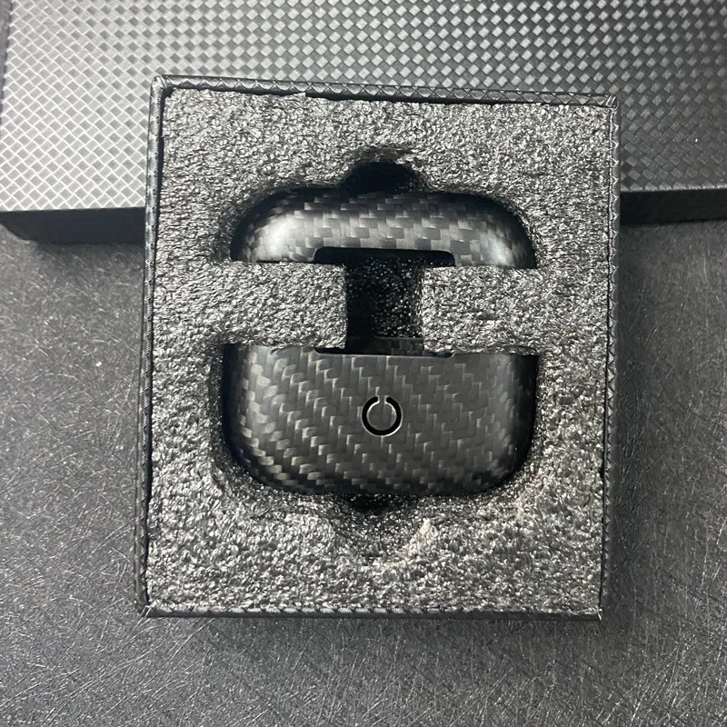 Obudowa słuchawek z prawdziwego włókna węglowego ACC dla nowego AirPods Pro 2 USB-C, ultracienkie etui ochronne, AirPodsPro2, AirPods3