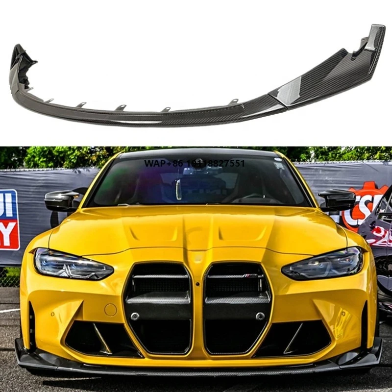 

G80 G82 CSL Style Carbon Fiber Front Lip Spoiler for M3 G80 M4 G82 G83 Body Kit 2020 up